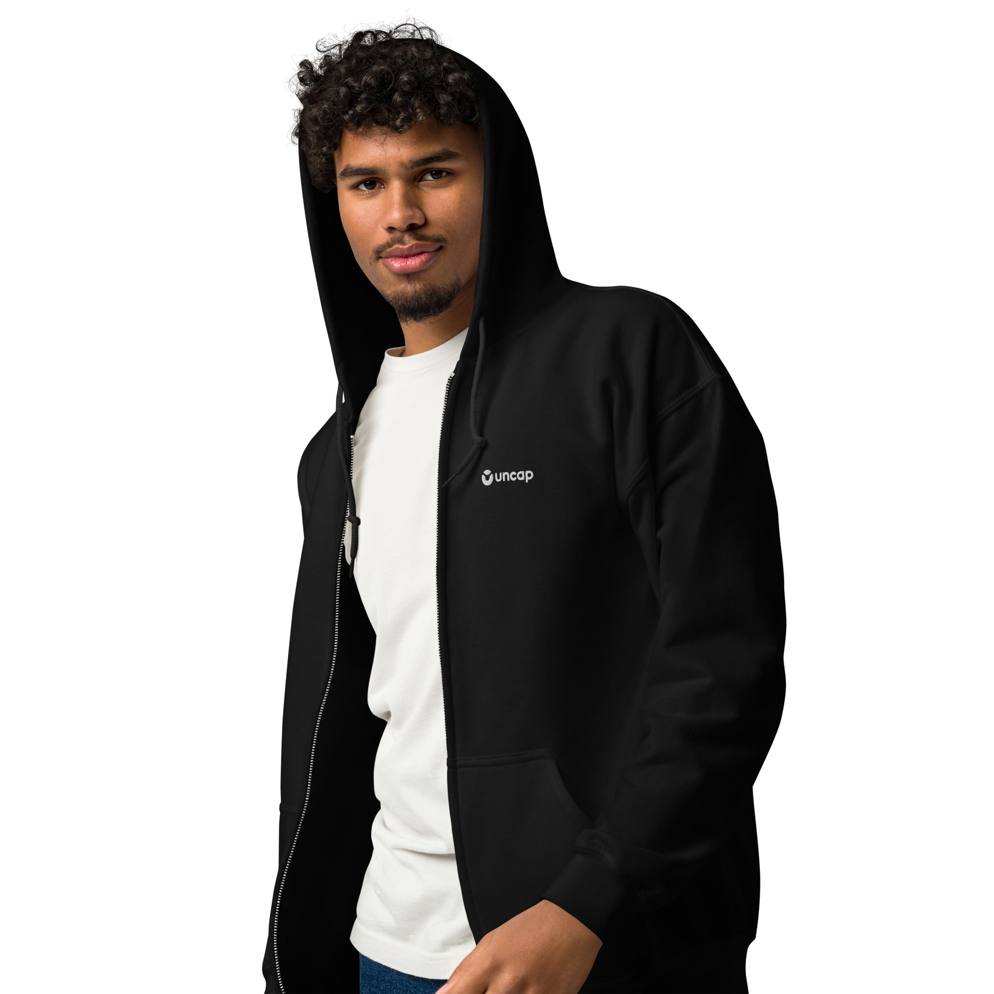 Uncap Unisex Heavy Blend Zip Hoodie